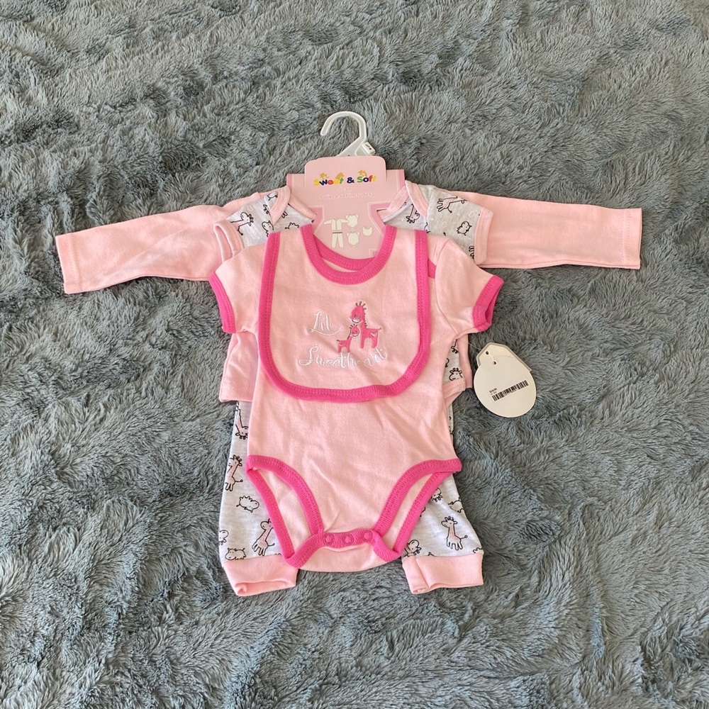 Sweet and Soft Five Piece Set 0-3m NWT